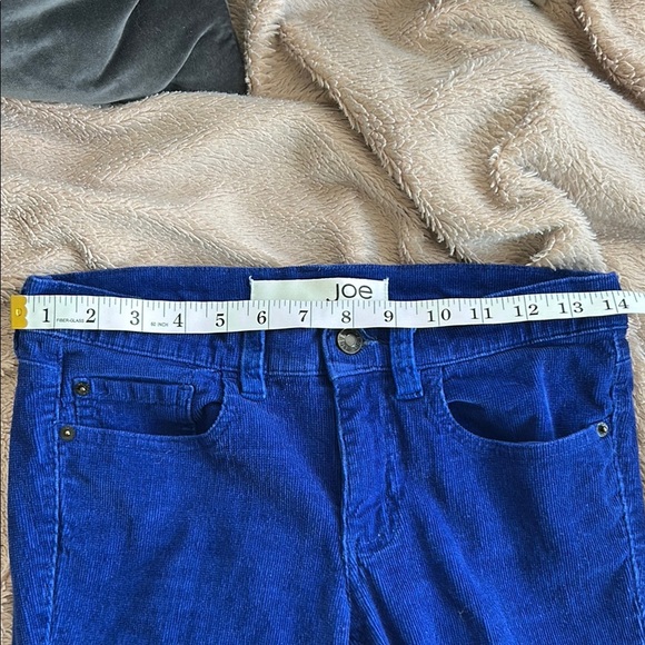Electric Blue Skinny Corduroy Jeans, like new - Picture 9 of 13